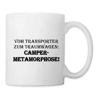 Von Transporter zu Traumwagen Camper Metamorphose - Tasse - Weiß - Rechts