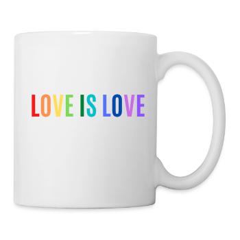 L’AMOUR EST L’AMOUR - Mug blanc - blanc - Droite