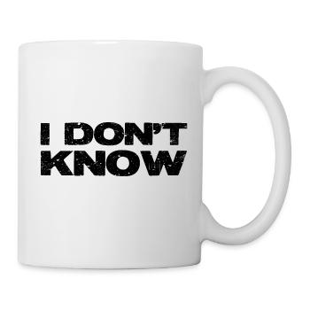 I don t know. The straight answer. - Mug - white - Right