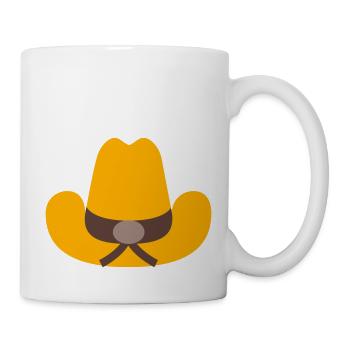 cow-boy - Mug blanc - blanc - Droite