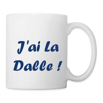 J'ai la dalle - Mug blanc - blanc - Droite