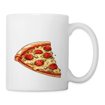 Délicieuse pizza ! - Mug blanc - blanc - Droite