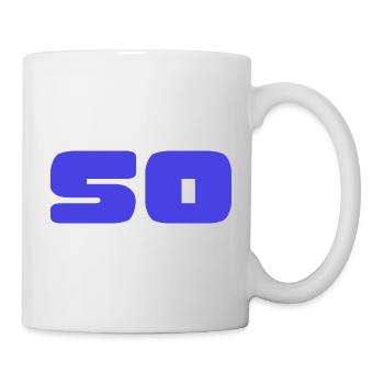 JAHRESTAG. ALLES GUTE ZUM GEBURTSTAG. ALLES GUTE ZUM GEBURTSTAG. - Tasse - Weiß - Rechts