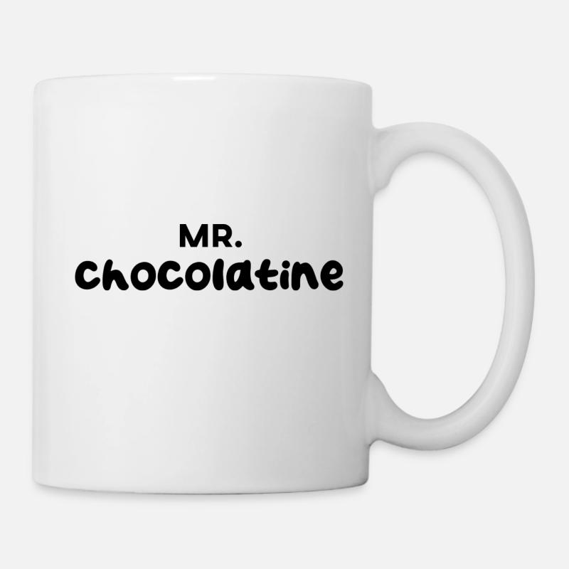 Herr Chocolatine - Tasse - Weiß