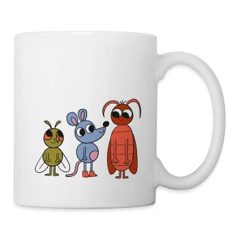 Die Eindringlinge - Tasse - Weiß - Rechts
