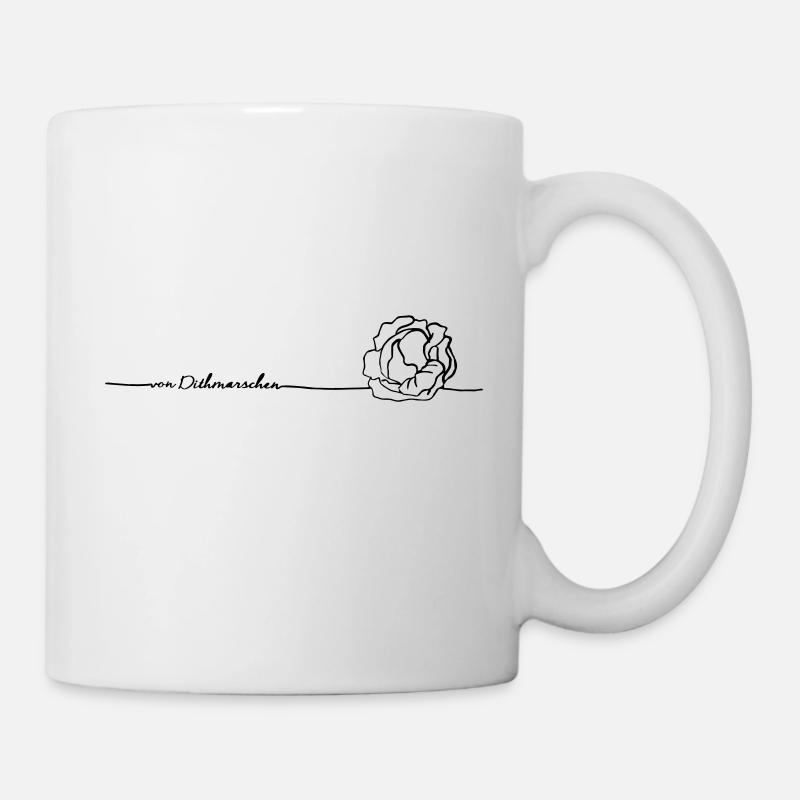 _von Dithmarschen_ noir - Mug blanc - blanc