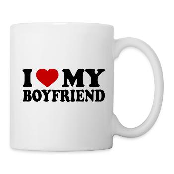 I love my boyfriend - Mug - white - Right