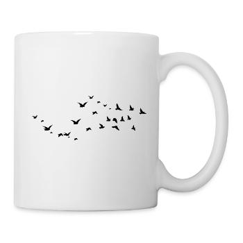 Birds - Oiseaux - Mug blanc - blanc - Droite
