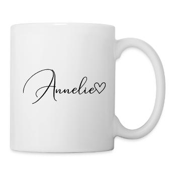 Annelie Name Vorname Mädchen - Tasse - Weiß - Rechts