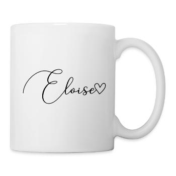 Eloise Nom Prénom Fille - Mug blanc - blanc - Droite