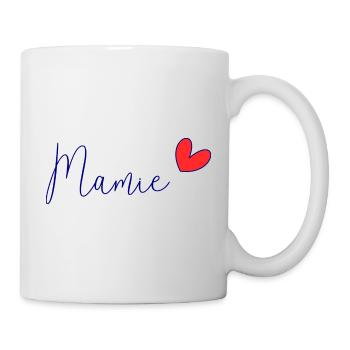 NOËL. ANNEE. ANNIVERSAIRE. RETRAITE. PAPA. MAMAM. - Mug blanc - blanc - Droite