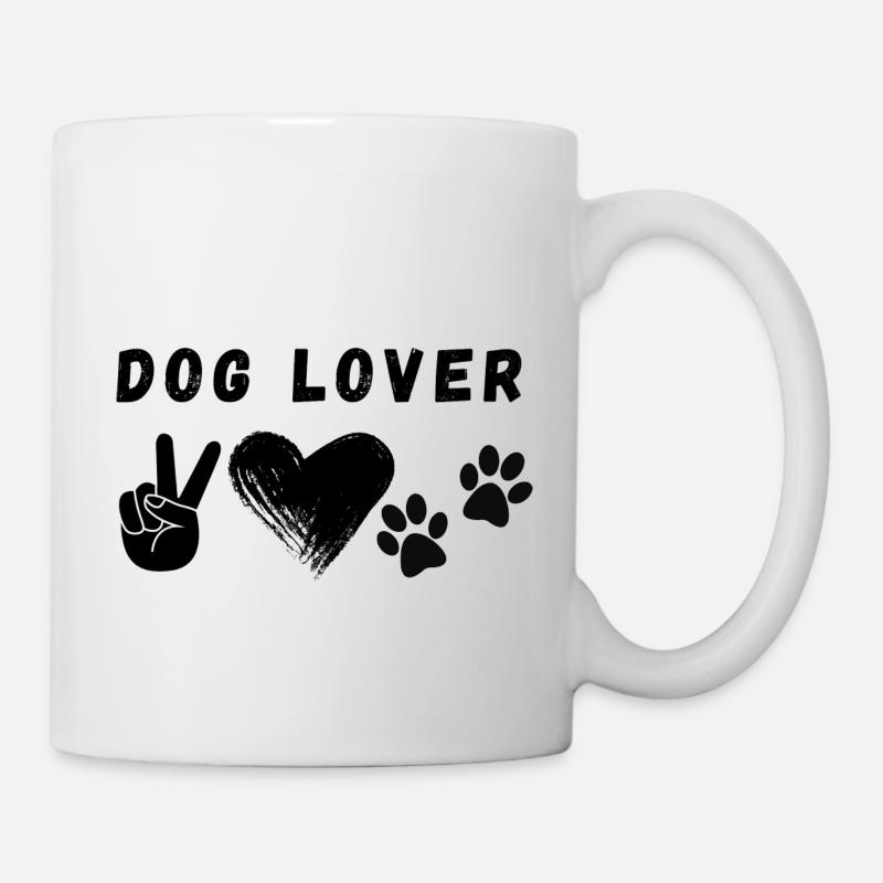 Dog lover - Mug blanc - blanc