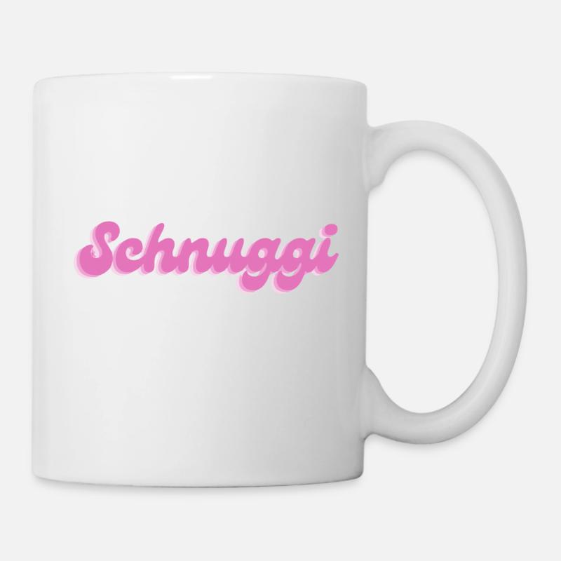 Schnuggi in rosa - Tasse - Weiß
