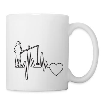 Fishing Fishing Hook Fishing Fishing Angler - Mug - white - Right