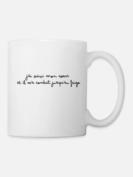 manger - Mug blanc - blanc