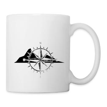 Kompass - Berg - (13) - Tasse - Weiß - Rechts