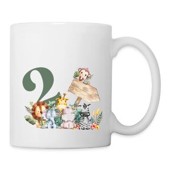 2nd Birthday Personalized Safari - Mug - white - Right