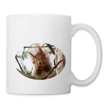 Eichhörnchen, Isibat - Tasse - Weiß - Rechts