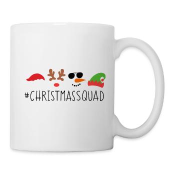 Christmassquad, Weihnachtsgang, Weihnachten - Tasse - Weiß - Rechts
