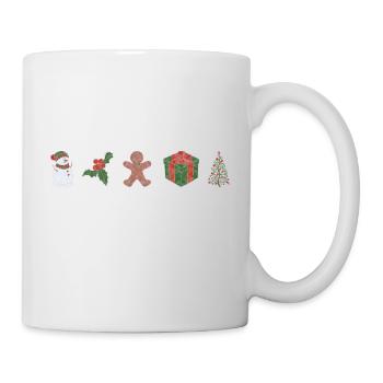 Boho Line Art Design, Series "Xmas" - Mug - white - Right