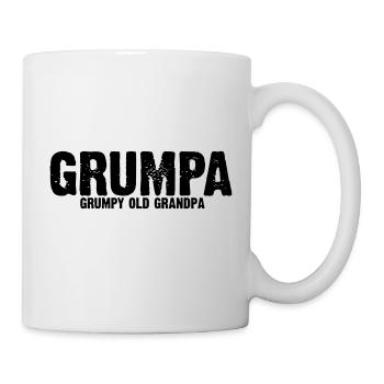 GRUMPA - grumpy old grandpa - mürrischer alter Opa - Tasse - Weiß - Rechts