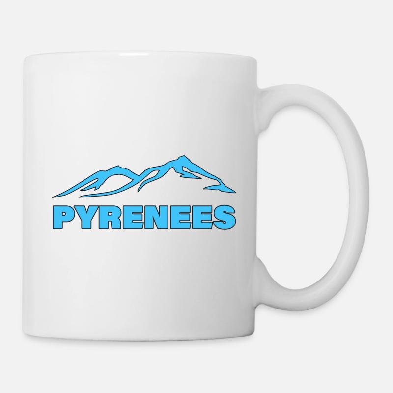 PYRÉNÉES - Mug blanc - blanc