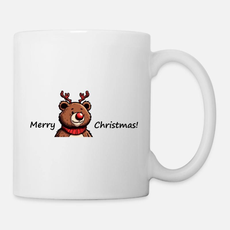 Frohe Weihnachten - Tasse - Weiß