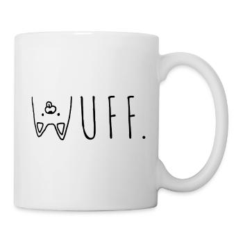 Hund Wuff Wau Wau - Tasse - Weiß - Rechts