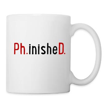 Ph.D. - Mug blanc - blanc - Droite