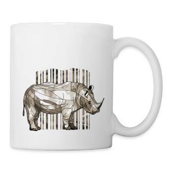 Nashorn - Tasse - Weiß - Rechts