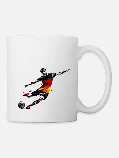 Fussball Deutschland - Tasse - Weiß