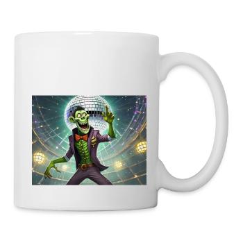 Drunkenstein’s Monster Halloween drôle de jeu de mots - Mug blanc - blanc - Droite