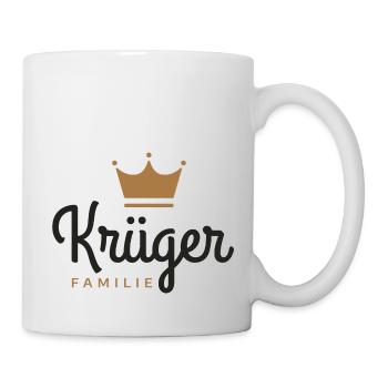 Krüger-Familie - Tasse - Weiß - Rechts