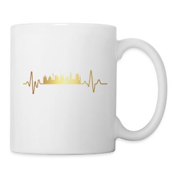Heartbeat Köln - Tasse - Weiß - Rechts