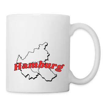 Hamburg - Tasse - Weiß - Rechts