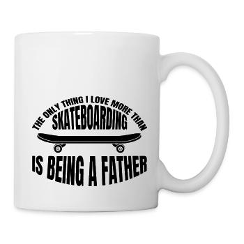 Planche à roulettes Skate Fan Skate Skater - Mug blanc - blanc - Droite