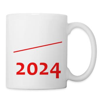 meilleur vente bonne année 2023 2024 - Mug blanc - blanc - Droite