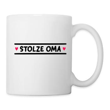 Stolze Oma - Tasse - Weiß - Rechts
