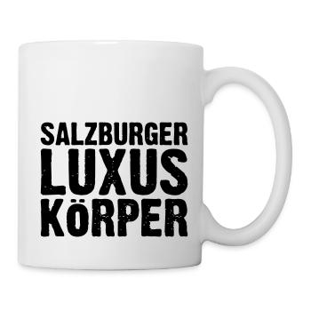 Salzburger Luxuskörper, Geschenk für schöne Mensch - Tasse - Weiß - Rechts