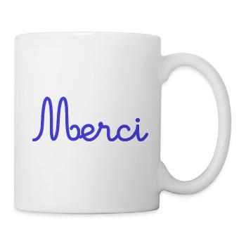 THANK YOU. ANNIVERSARY. BIRTH. RETIREMENT. THANK YOU - Mug - white - Right