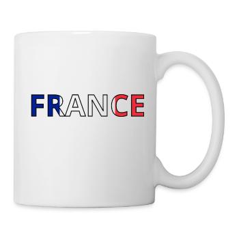 Drapeau France - Mug blanc - blanc - Droite