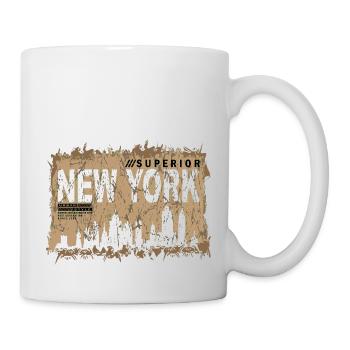 New york city skyline urban manhattan architecture - Mug - white - Right