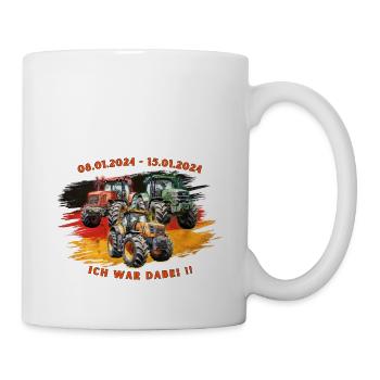 08.01.2024 bis 15.01.2024 ICH WAR DABEI - Tasse - Weiß - Rechts