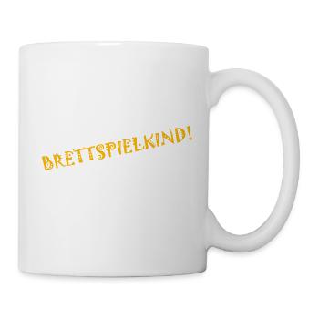 brettspielkind gelb - Tasse - Weiß - Rechts