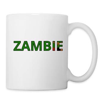 Drapeau Zambie - Mug blanc - blanc - Droite