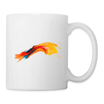 Trace de peinture - Mug blanc - blanc - Droite