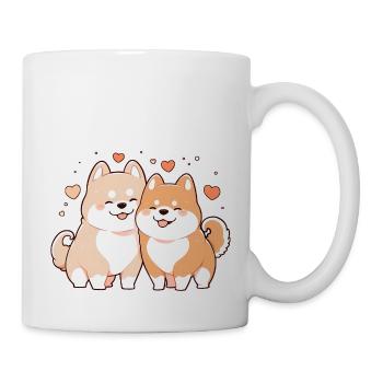 Hunde Liebe - Tasse - Weiß - Rechts