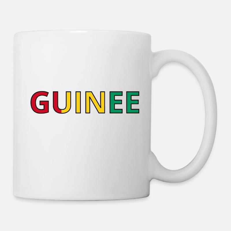 Flag of Guinea - Mug - white