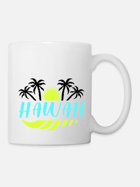 hawaii - Tasse - Weiß