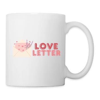 Lettre d’amour - Mug blanc - blanc - Droite